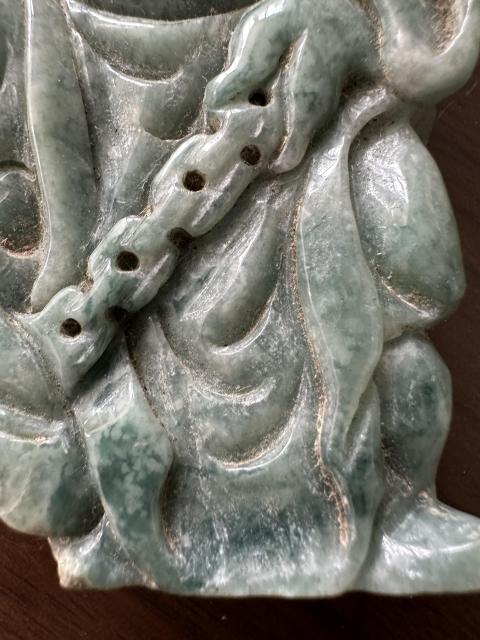 古玩玉器天然翡翠雕“鐘馗”擺件拍賣,當(dāng)前價格580元