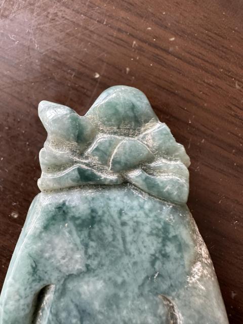 古玩玉器天然翡翠雕“鐘馗”擺件拍賣,當(dāng)前價格580元