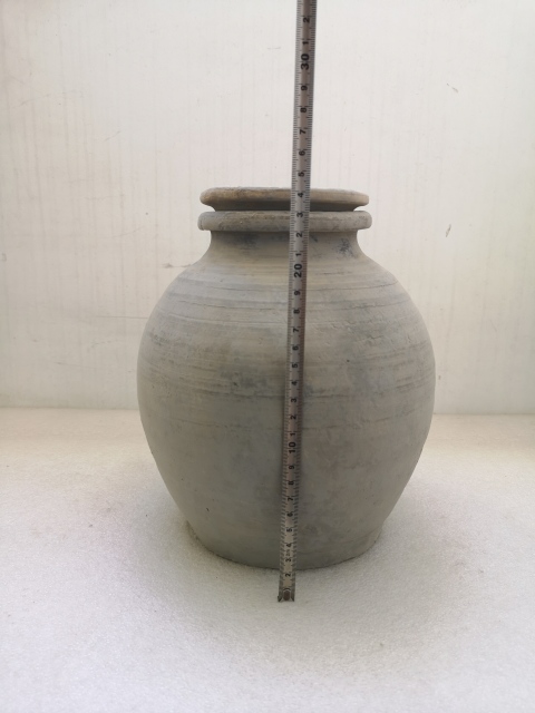 古玩陶瓷黑陶唇口蓋罐拍賣,當前價格850元