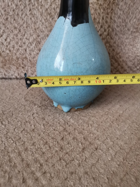 古玩陶瓷鈞釉膽式瓶拍賣，當前價格3333元