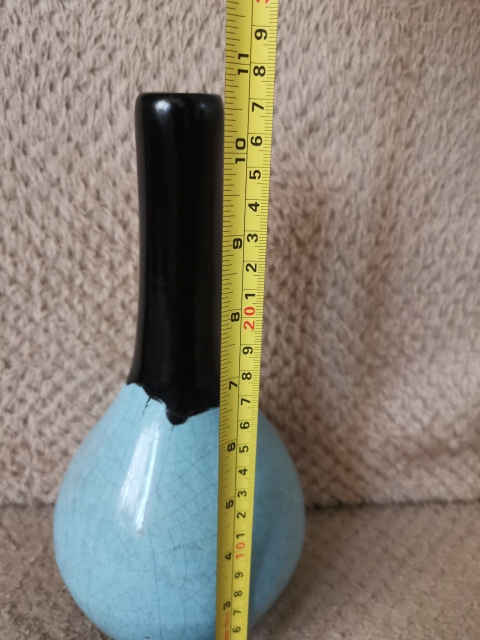 古玩陶瓷鈞釉膽式瓶拍賣，當前價格3333元