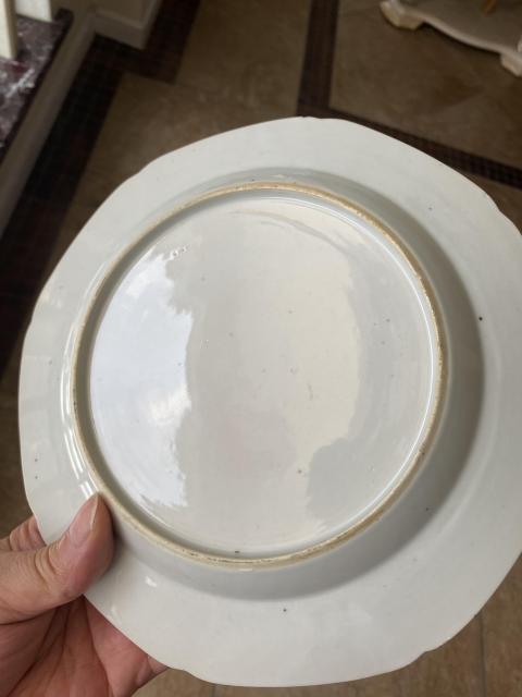 古玩陶瓷青花亭臺樓閣山水紋八方盤拍賣,當前價格2500元