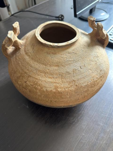古玩陶瓷青瓷雙系罐拍賣,當前價格2680元