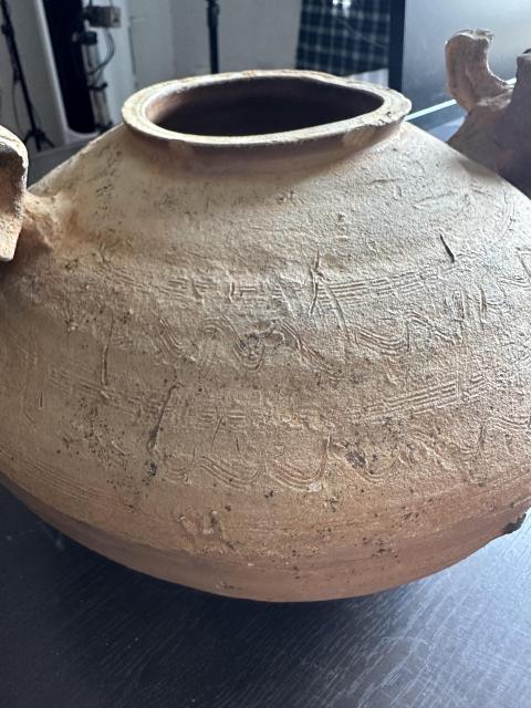 古玩陶瓷青瓷雙系罐拍賣,當前價格2680元