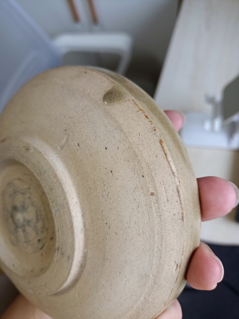 古玩陶瓷元代?影青釉印花盤拍賣,當前價格1600元