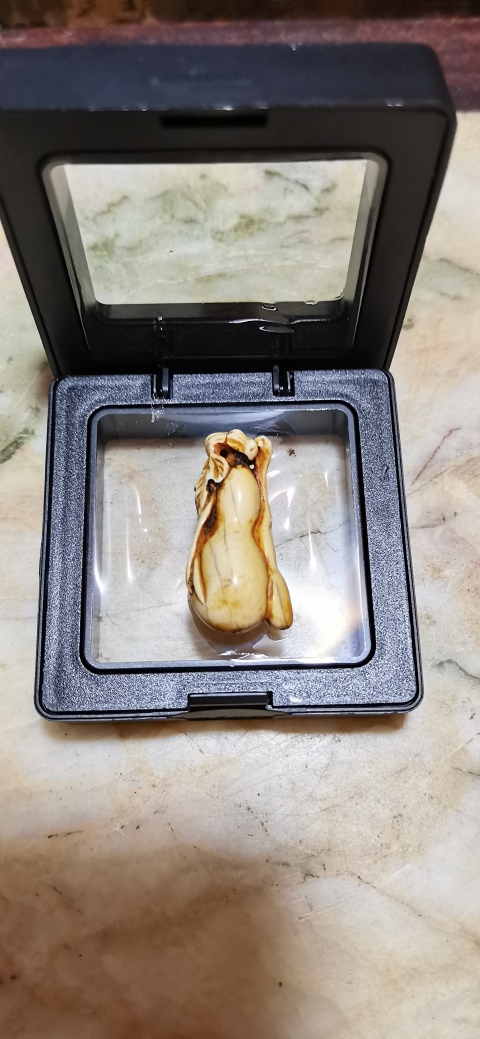 古玩雜項(特價)清代精品當***瓜瓞綿綿掛件拍賣,當前價格780元