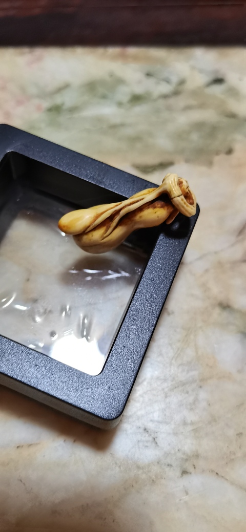 古玩雜項(特價)清代精品當***瓜瓞綿綿掛件拍賣,當前價格780元