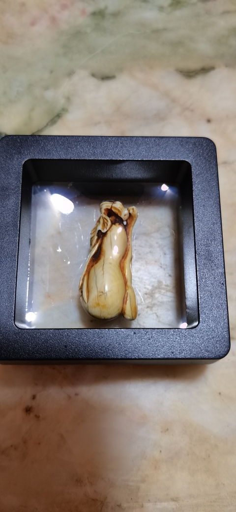 古玩雜項(特價)清代精品當***瓜瓞綿綿掛件拍賣,當前價格780元