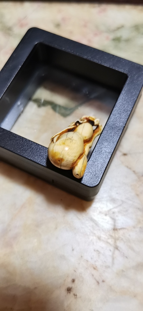 古玩雜項(特價)清代精品當***瓜瓞綿綿掛件拍賣,當前價格780元