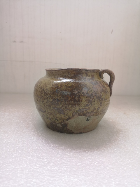 古玩陶瓷青釉單耳罐拍賣,當前價格680元