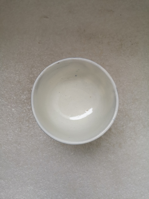 古玩陶瓷磁州窯青花花卉紋高足杯拍賣,當前價格450元