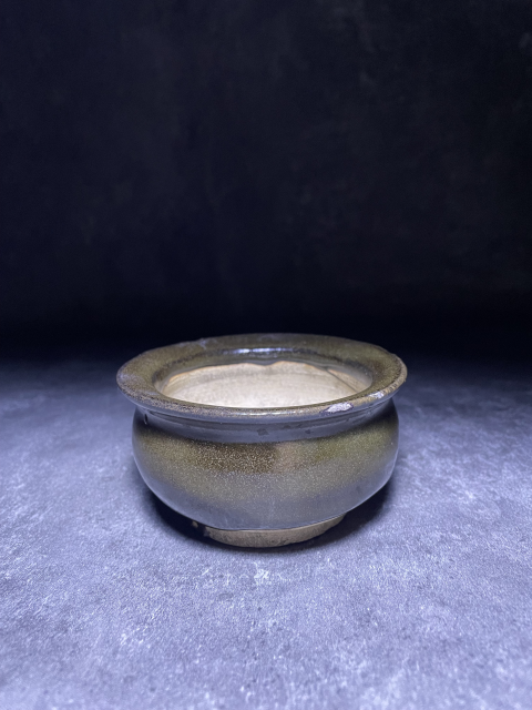 古玩陶瓷茶葉末釉香爐拍賣,當(dāng)前價格865元