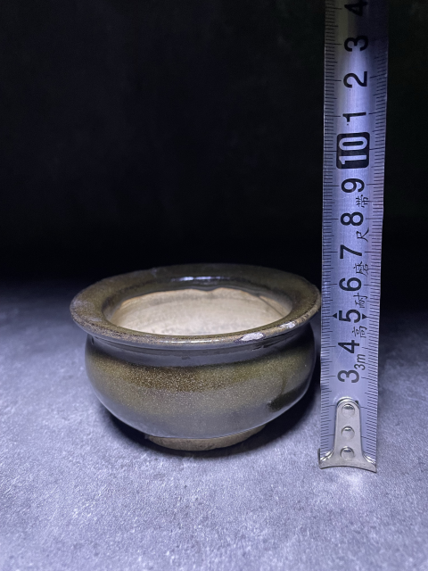 古玩陶瓷茶葉末釉香爐拍賣,當(dāng)前價格865元