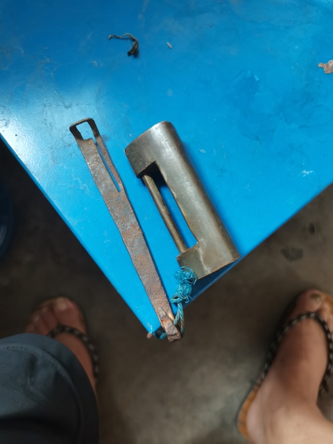 古玩銅器銅鎖拍賣,當前價格366元