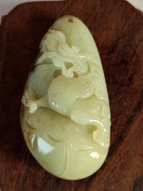 古玩玉器青白玉把件拍賣，當前價格800元