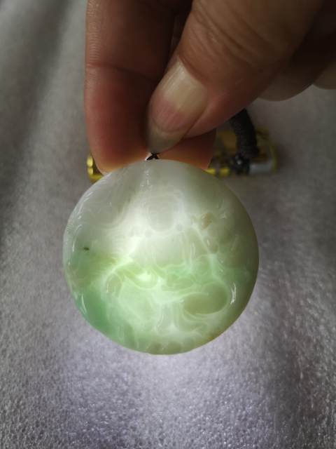 古玩玉器天然翡翠雕“文殊菩薩”掛牌拍賣，當(dāng)前價(jià)格298元