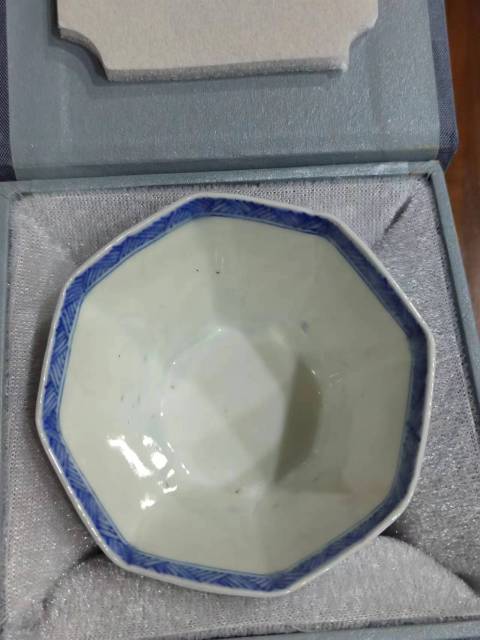 古玩陶瓷晚清仕女花卉紋青花主人杯拍賣，當前價格1000元