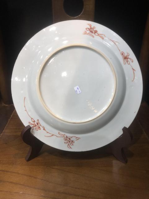 古玩陶瓷粉彩亭臺(tái)樓閣風(fēng)景紋賞盤(pán)拍賣(mài),當(dāng)前價(jià)格4500元