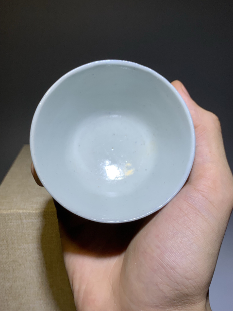 古玩陶瓷青花線條紋杯一對(duì)拍賣，當(dāng)前價(jià)格0元