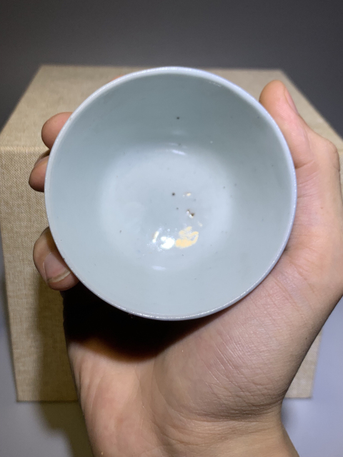 古玩陶瓷青花線條紋杯一對(duì)拍賣，當(dāng)前價(jià)格0元