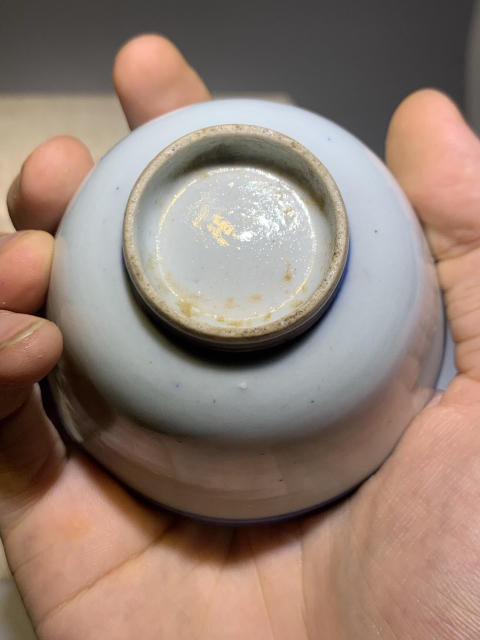 古玩陶瓷青花線條紋杯一對(duì)拍賣，當(dāng)前價(jià)格0元