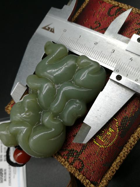 古玩玉器輩輩侯手把件掛件拍賣，當前價格266元