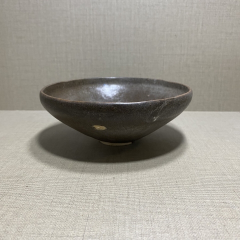 古玩陶瓷黑釉斂口碗拍賣，當前價格980元