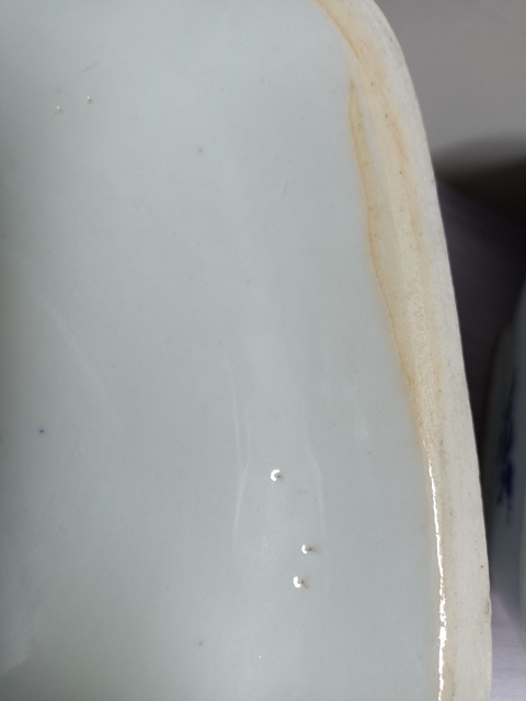 古玩陶瓷青花四方倭角山水亭臺蓋盆拍賣,當(dāng)前價(jià)格2380元