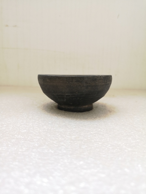 古玩陶瓷元代黑陶小碗拍賣,當前價格480元