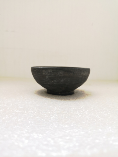 古玩陶瓷元代黑陶小碗拍賣,當前價格480元