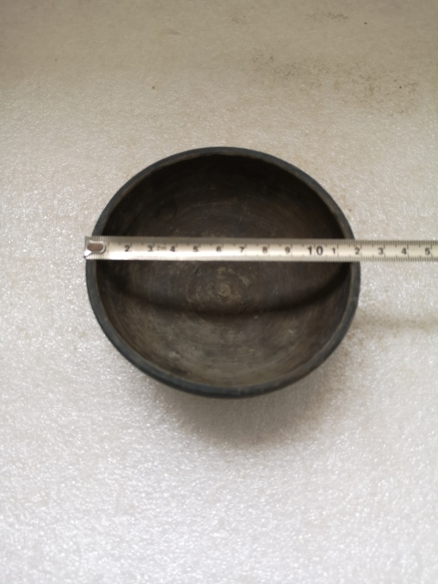 古玩陶瓷元代黑陶小碗拍賣,當前價格480元