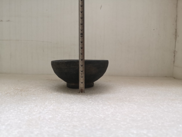 古玩陶瓷元代黑陶小碗拍賣,當前價格480元