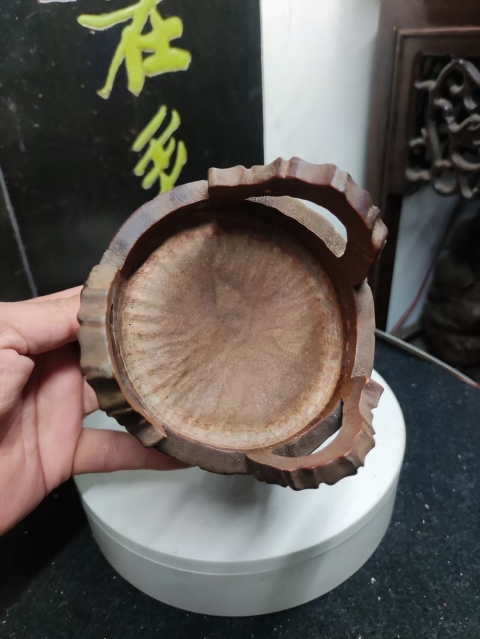古玩雜項(特價)精品竹雕歲寒三友香爐拍賣,當前價格480元