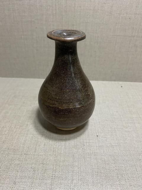古玩陶瓷黑釉小玉壺春瓶拍賣，當前價格1980元