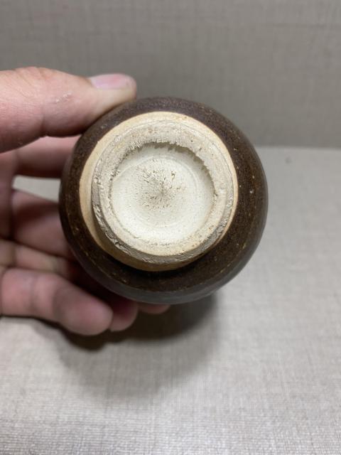 古玩陶瓷黑釉小玉壺春瓶拍賣，當前價格1980元