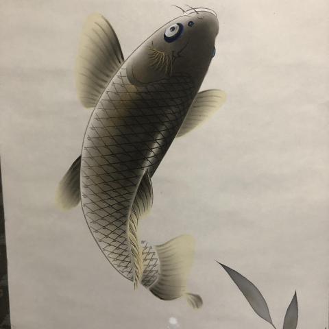 古玩字畫創匯時期精品工筆作品拍賣,當前價格488元