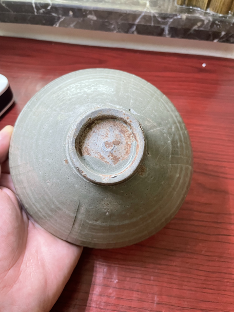 古玩陶瓷館藏級(jí)北宋同安窯珠光青瓷雙面刻花碗拍賣(mài),當(dāng)前價(jià)格598元