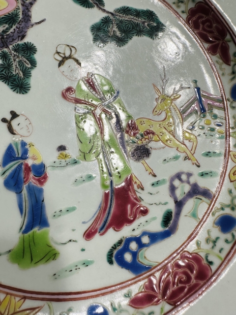 中国古玩　粉彩人物画香合　直径9.2㎝　東Y5-0608① 中国古玩 粉彩人物画香合 直径9.2㎝ 東Y5-0608① - メルカリ