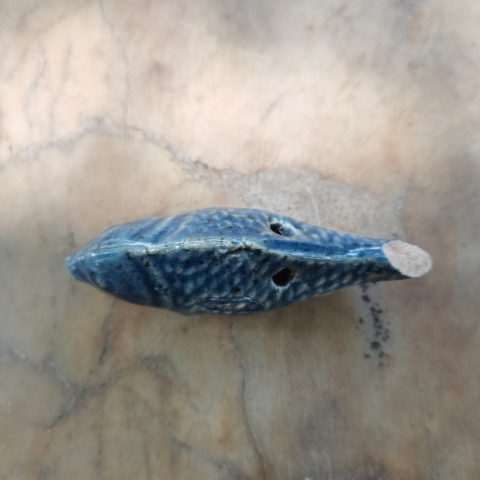 古玩陶瓷青花魚型水注拍賣，當前價格0元