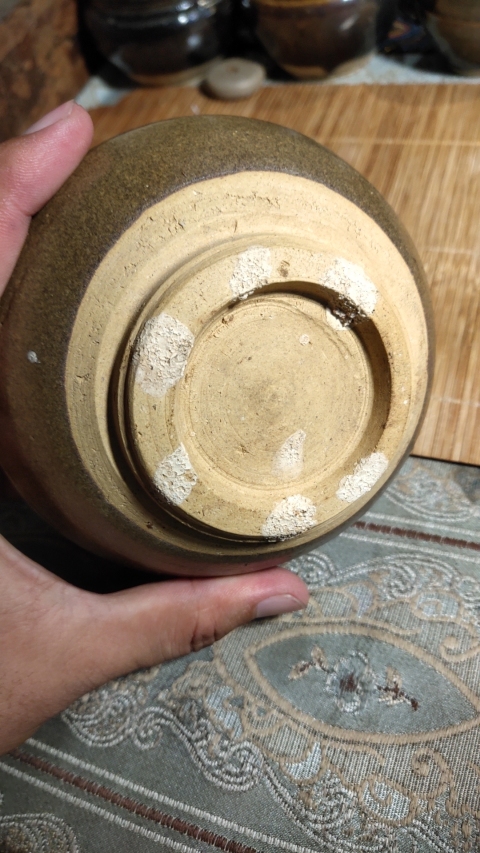 古玩陶瓷茶葉末釉茶入拍賣,當前價格950元