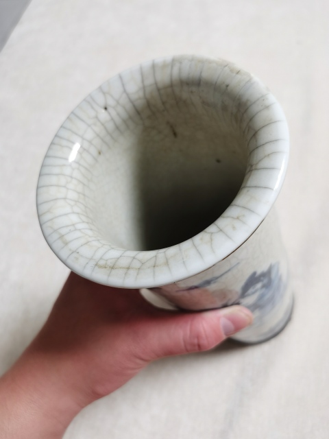 古玩陶瓷青花箭筒拍賣，當(dāng)前價格2500元