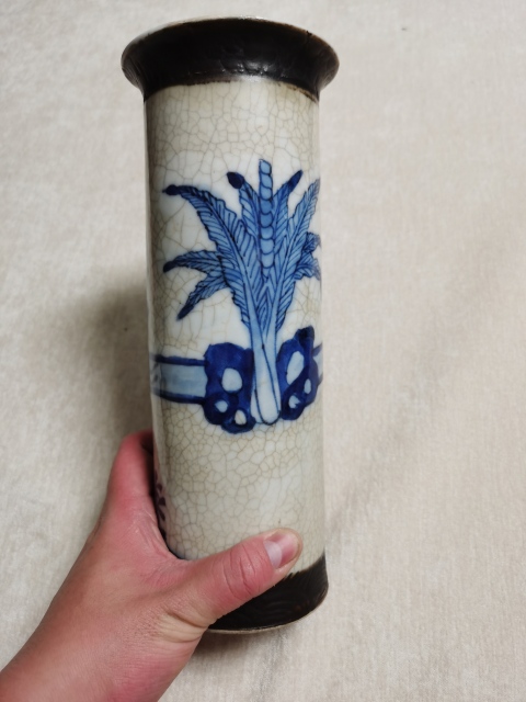 古玩陶瓷青花箭筒拍賣，當(dāng)前價格2500元