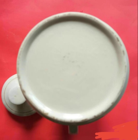 古玩陶瓷粉彩山水亭樓紋大茶壺拍賣，當前價格158元