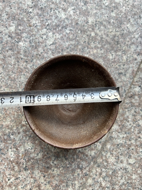古玩陶瓷元代 醬釉茶盞拍賣,當前價格688元