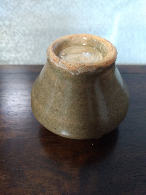 古玩陶瓷龍泉青瓷小蓋罐拍賣，當前價格900元