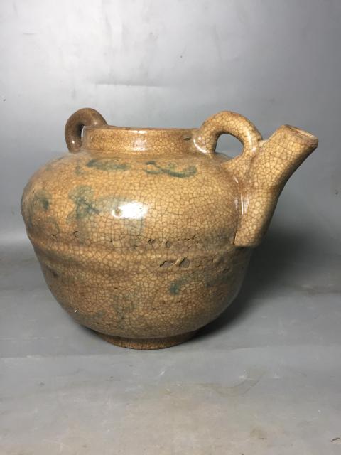古玩陶瓷青花雙系壺拍賣，當(dāng)前價(jià)格500元