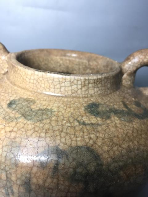 古玩陶瓷青花雙系壺拍賣，當(dāng)前價(jià)格500元