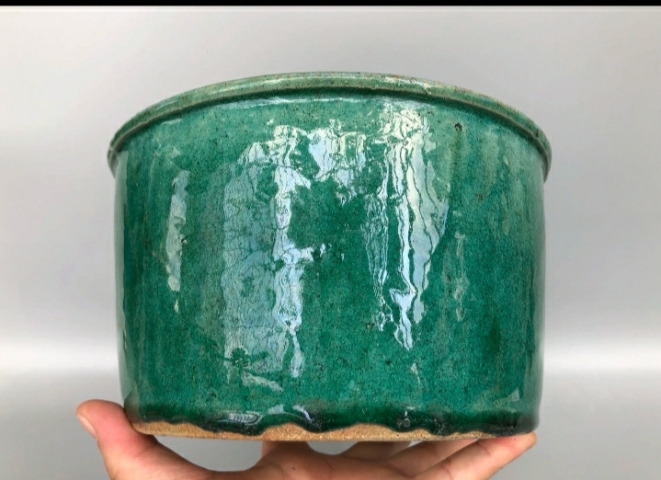 古玩陶瓷綠釉香爐拍賣,當前價格658元
