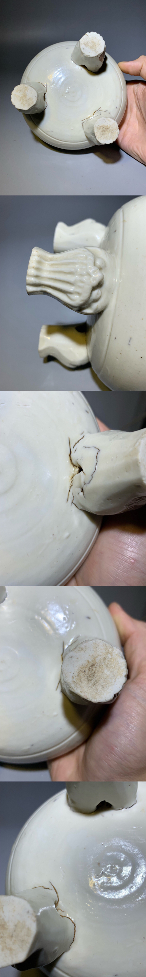 古玩陶瓷（明代精品）德化窯三獸足香爐拍賣，當(dāng)前價(jià)格128888元