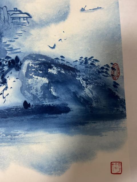 古玩字畫孫青花老師精品《落葉知秋》拍賣，當前價格2988元